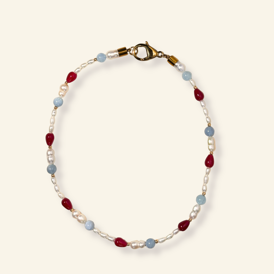 Ruby Bleu Necklace